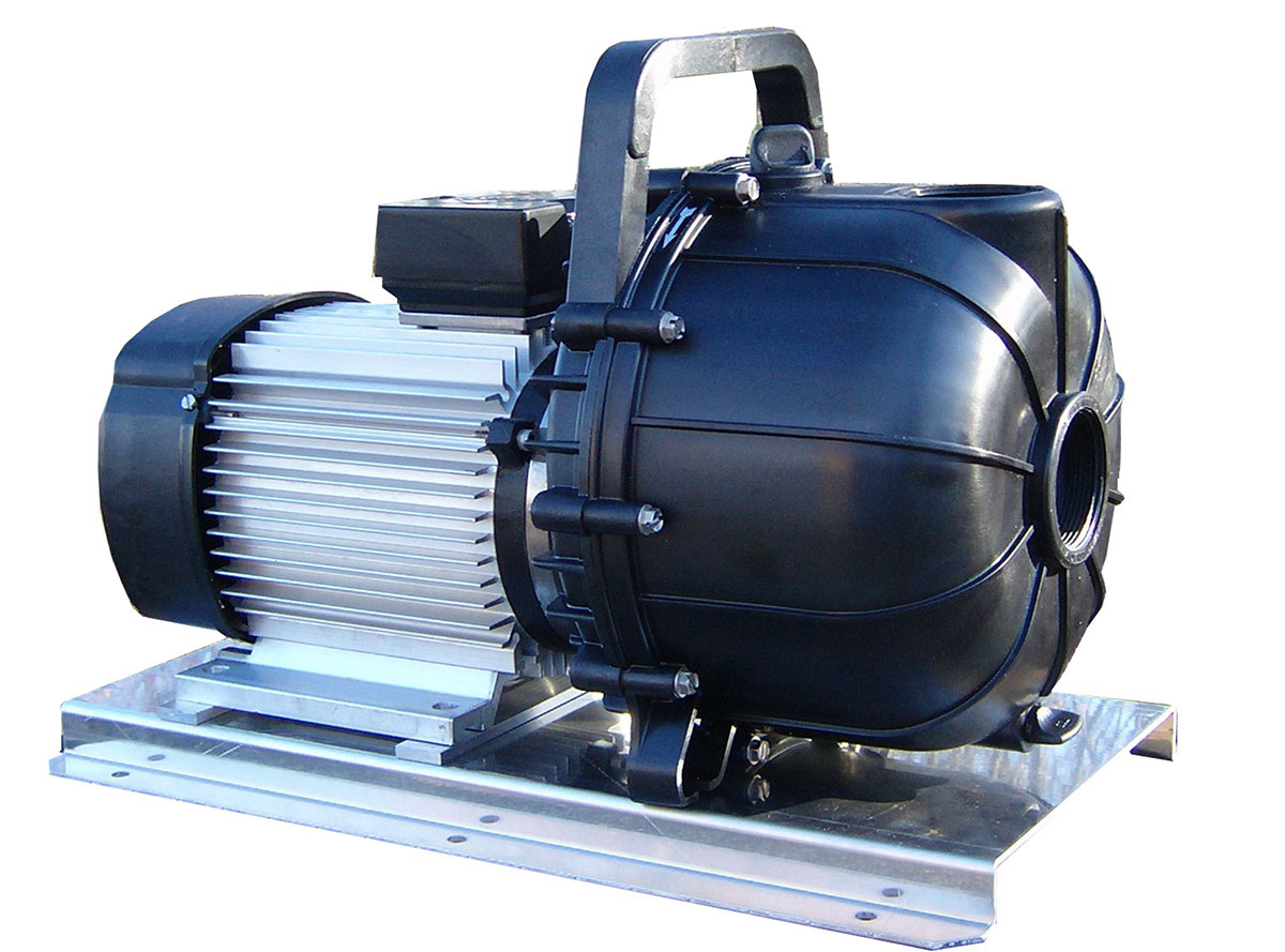 selbstansaugende Kreiselpumpe mit Elektromotor